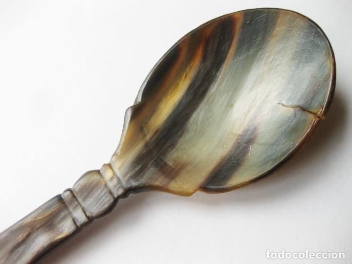 Antig&uuml;edades: ANTIGUA CUCHARA O CUCHARON DE ASTA - Foto 4