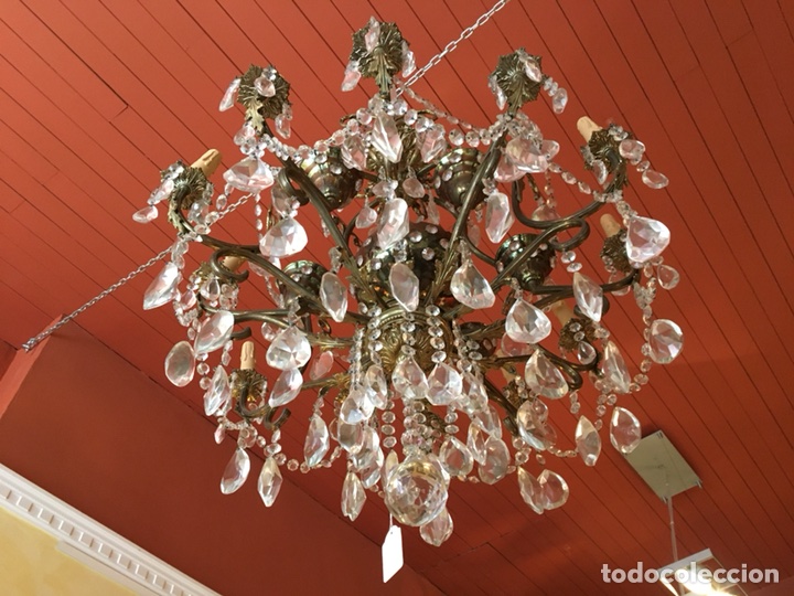 Antig&uuml;edades: Lampara ara&ntilde;a francesa 25 luces - Foto 3