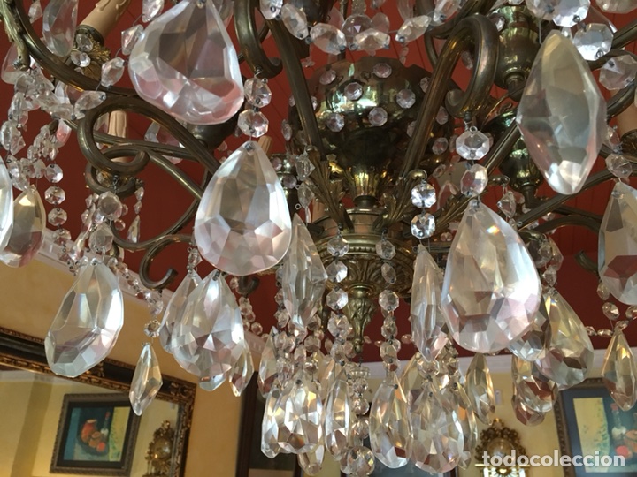 Antig&uuml;edades: Lampara ara&ntilde;a francesa 25 luces - Foto 5