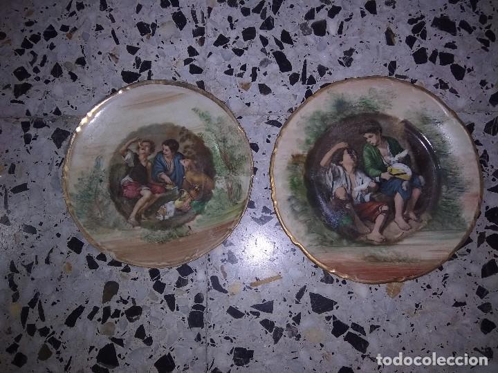 Antig&uuml;edades: Pareja de plato goyesca - Foto 1