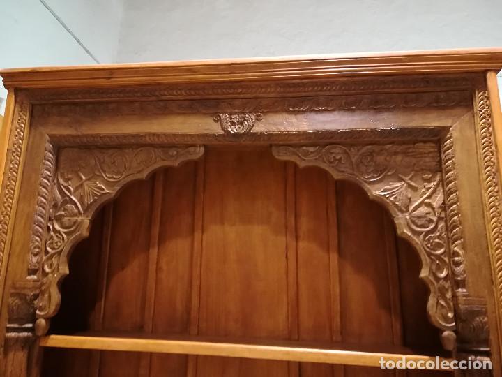Antig&uuml;edades: ESTANTERIA ANTIGUA DE ORIGEN INDIO - Foto 2