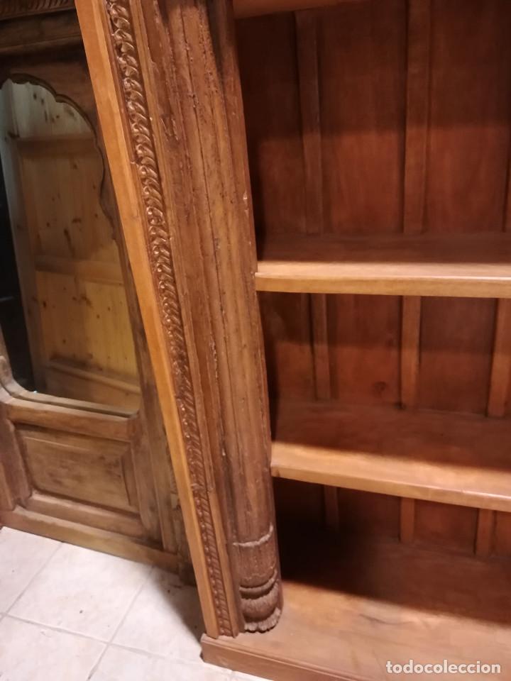 Antig&uuml;edades: ESTANTERIA ANTIGUA DE ORIGEN INDIO - Foto 3