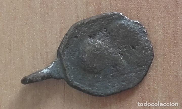 Antig&uuml;edades: mon 1456 medalla ovalada Virgen y Cristo - Foto 1