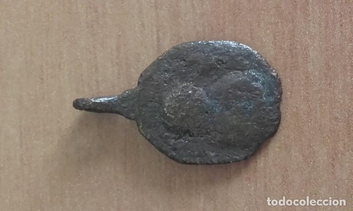 Antig&uuml;edades: mon 1456 medalla ovalada Virgen y Cristo - Foto 4