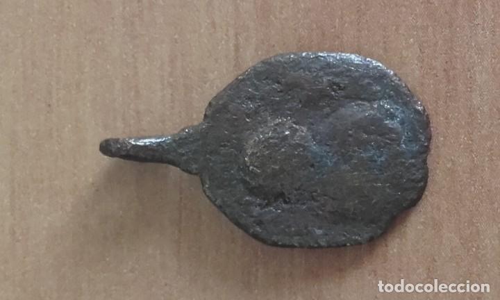 Antig&uuml;edades: mon 1456 medalla ovalada Virgen y Cristo - Foto 5