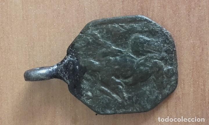 Antig&uuml;edades: mon 1459 medalla ovalada Virgen  y Cristo - Foto 4