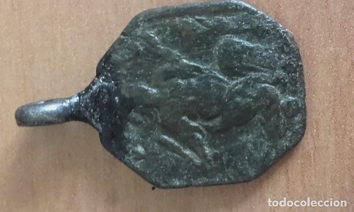 Antig&uuml;edades: mon 1459 medalla ovalada Virgen  y Cristo - Foto 5