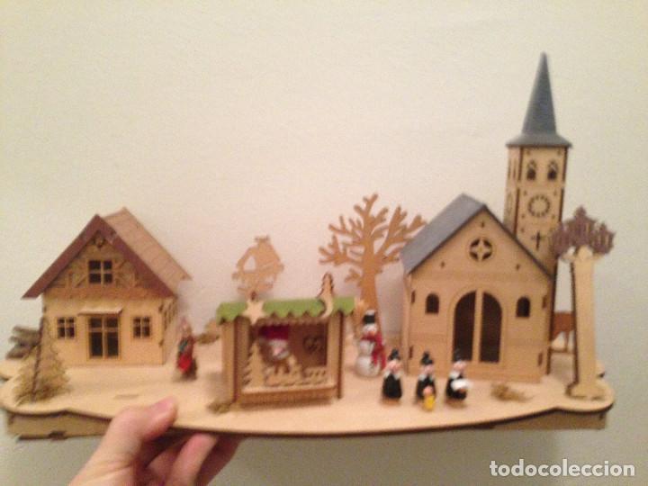Antig&uuml;edades: MAQUETA CIUDAD NAVIDE&Ntilde;A - Foto 5