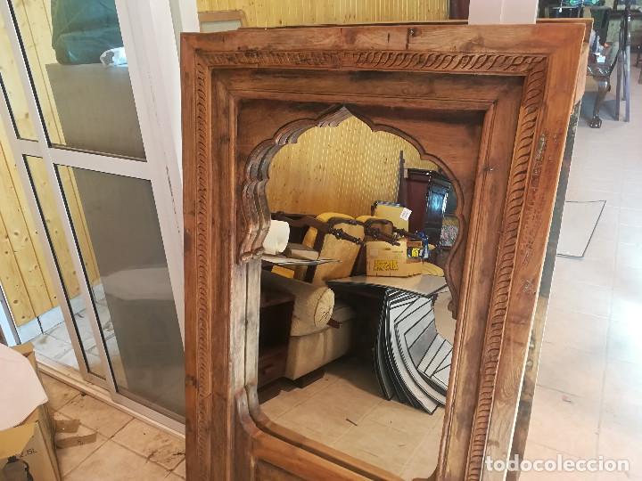 Antig&uuml;edades: ESPEJO ANTIGUO DE LA INDIA - Foto 4