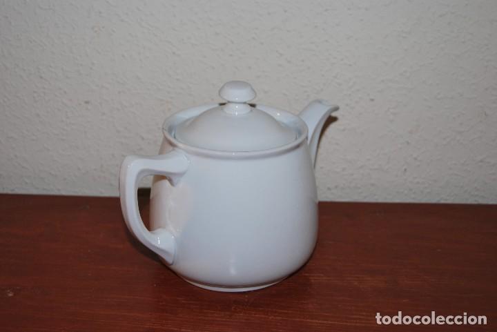 Antig&uuml;edades: TETERA DE PORCELANA - CAFETERA - SANTA CLARA - Foto 4