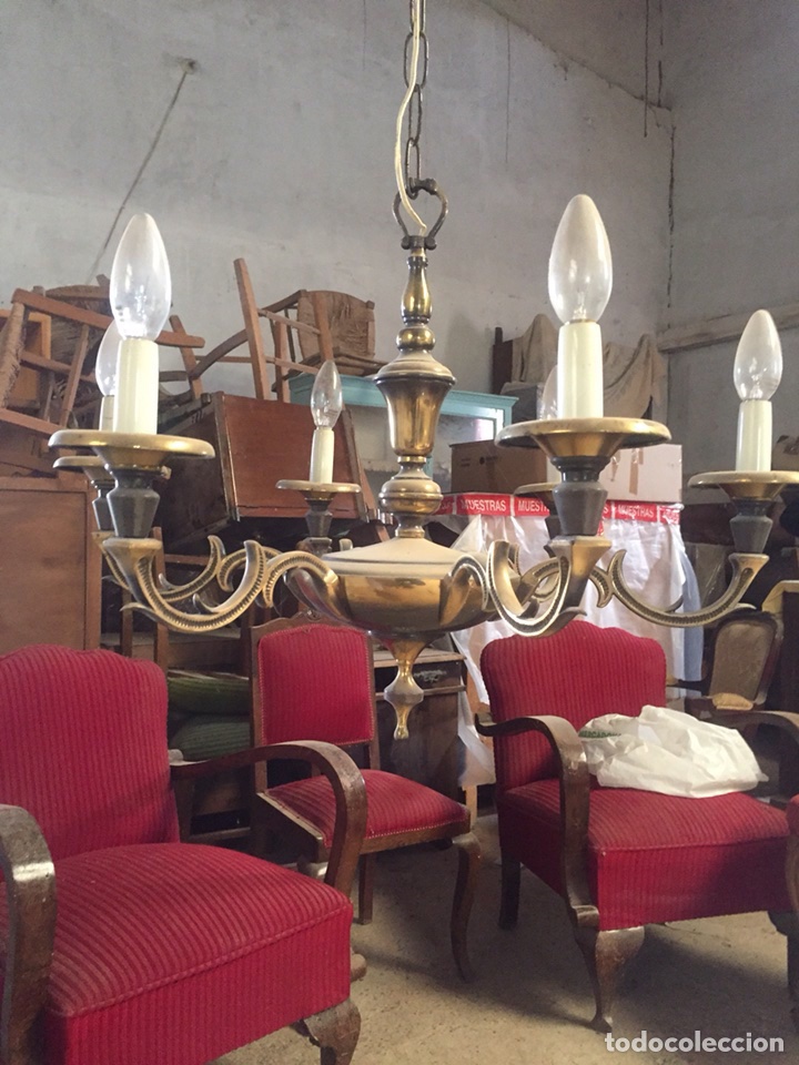 Antig&uuml;edades: Lampara vintage - Foto 3