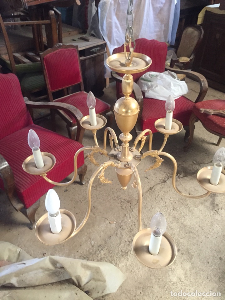 Antig&uuml;edades: Lampara vintage - Foto 3