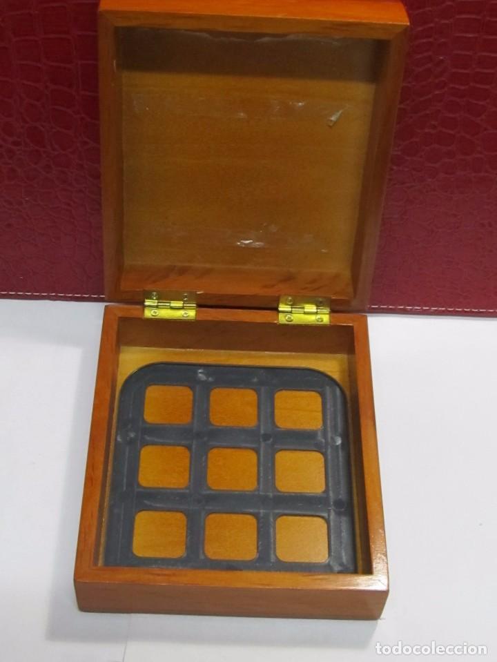 Antig&uuml;edades: CAJA DE MADERA LACADA - Foto 2