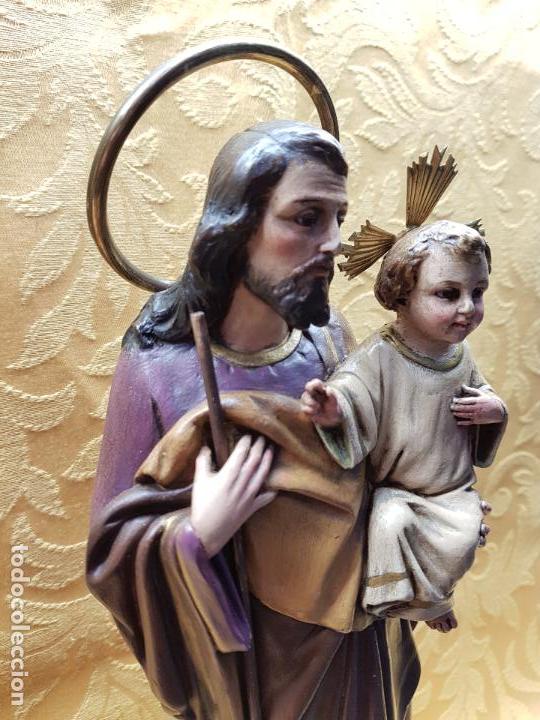 Antig&uuml;edades: SAN  JOS&Eacute; CON  NI&Ntilde;O EN  BRAZOS - Foto 1