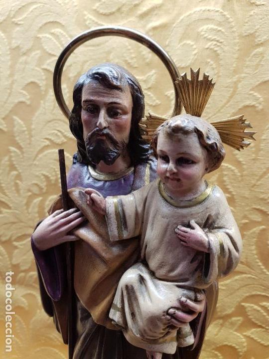 Antig&uuml;edades: SAN  JOS&Eacute; CON  NI&Ntilde;O EN  BRAZOS - Foto 4