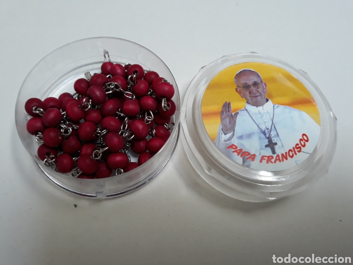 rosario papa francisco de madera con olor a ros - Comprar Rosarios Rosario Con Olor A Rosas Del Vaticano