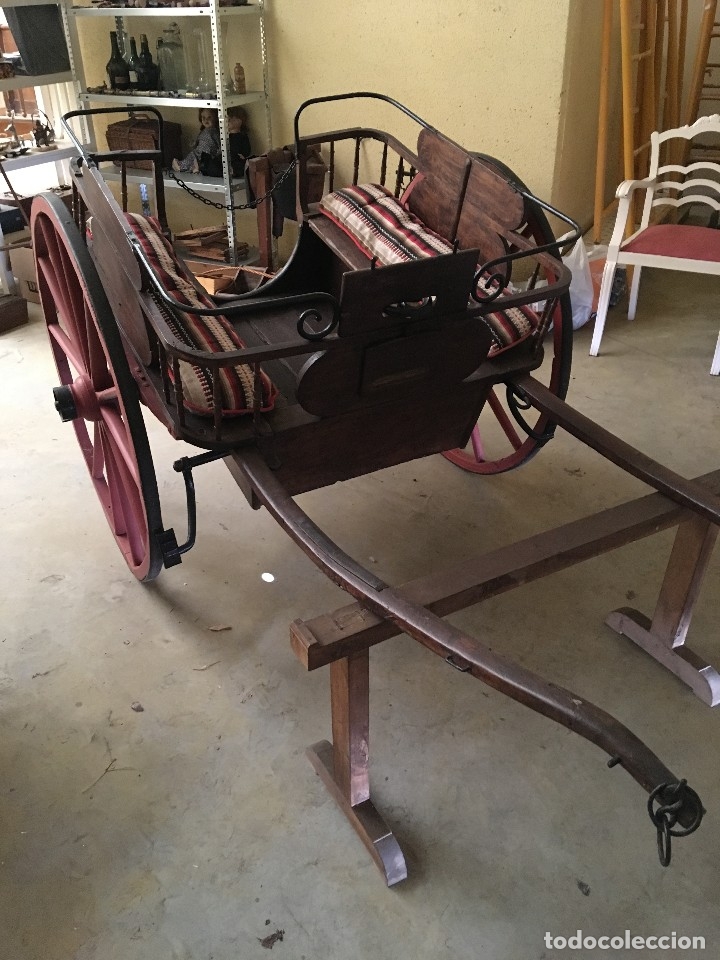 Antig&uuml;edades: CARRUAJE ORIGINAL DEL S.XIX. TIPO TONNEAU - Foto 4