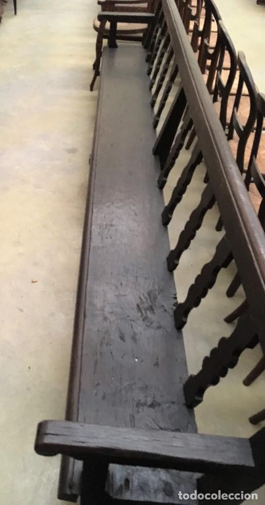 Antig&uuml;edades: BANCO ROBLE MACIZO S.XIX - Foto 3