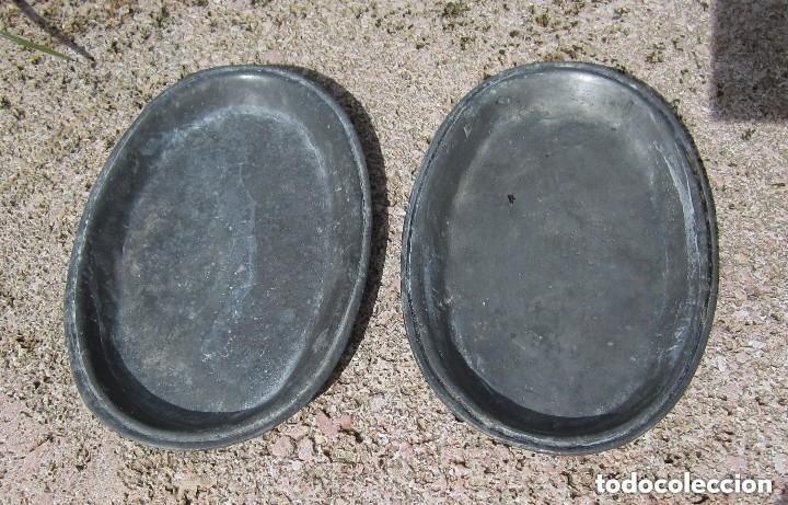 Antig&uuml;edades: 2 platos plata selladas - Foto 1