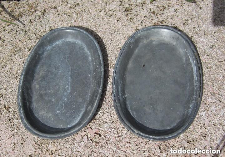 Antig&uuml;edades: 2 platos plata selladas - Foto 2