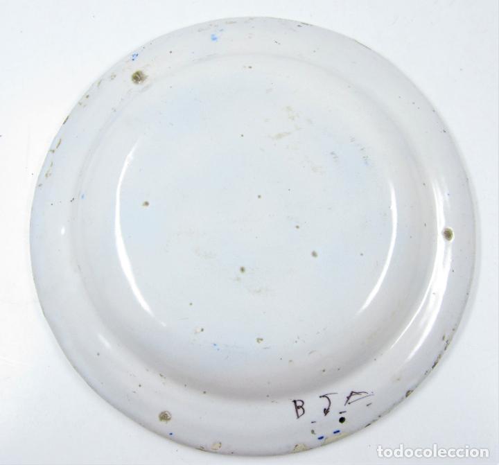 Antig&uuml;edades: Plato de manises. 31 cm di&aacute;metro - Foto 5