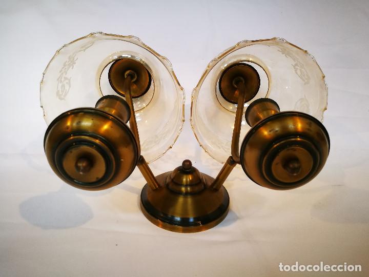Antig&uuml;edades: Aplique de pared cristal tallado - Foto 4