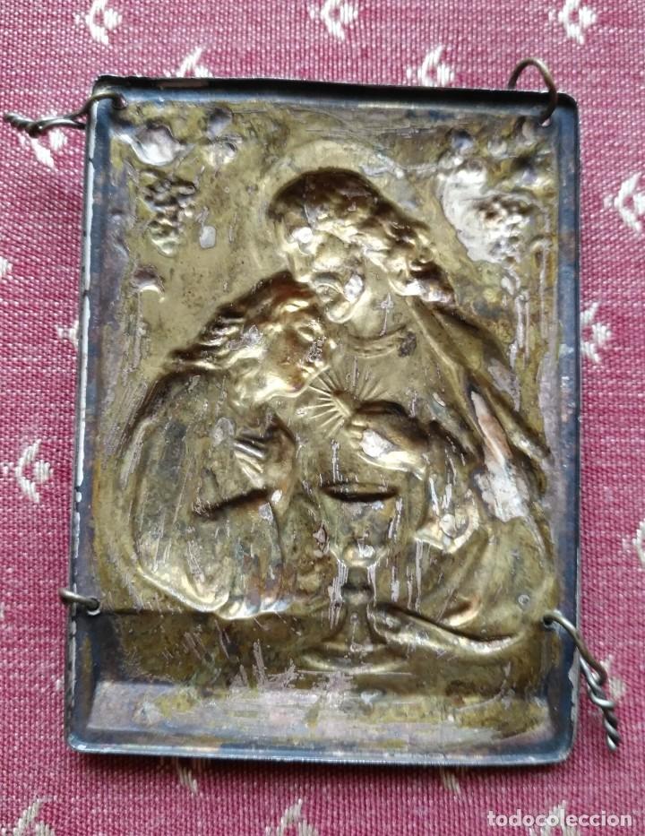 Antig&uuml;edades: Pieza / placa motivo eucar&iacute;stico perteneciente a una composici&oacute;n - Foto 2