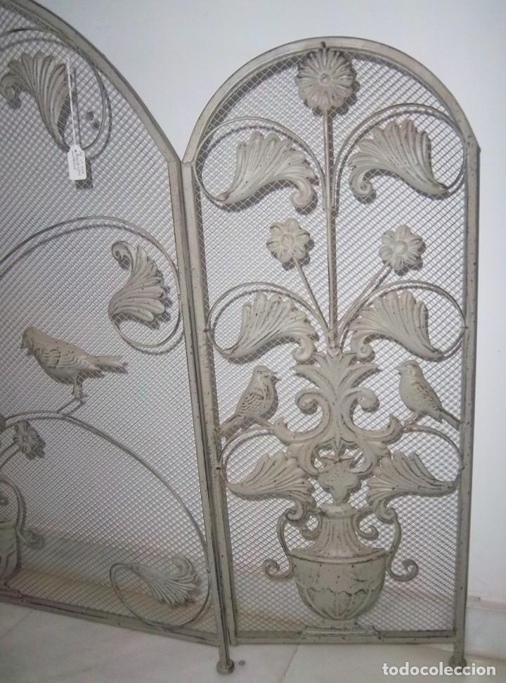 Antig&uuml;edades: Antiguo salvachispas para chimenea. - Foto 4