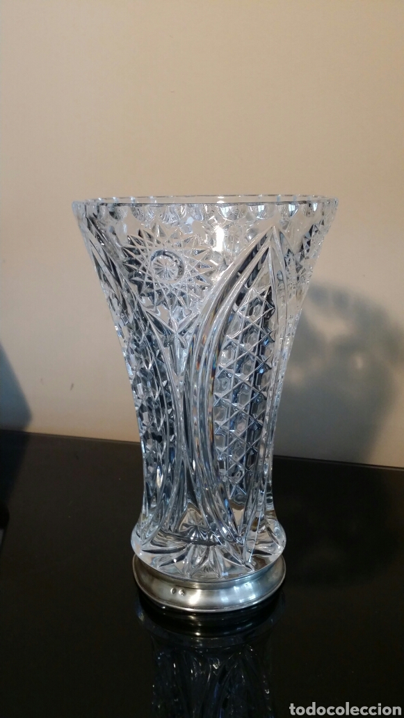 Antig&uuml;edades: Jarr&oacute;n de cristal tallado - Foto 3