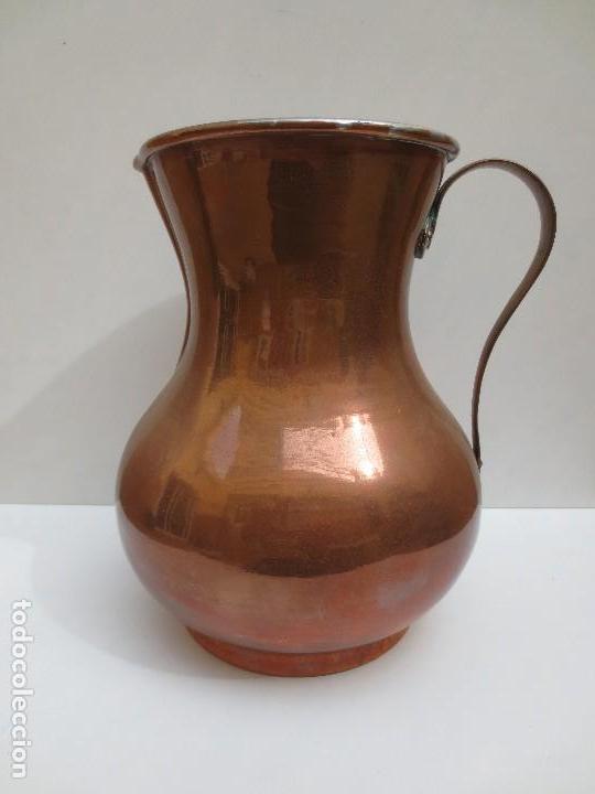 Antig&uuml;edades: JARRA DE COBRE - 24cm DE ALTO - Foto 1