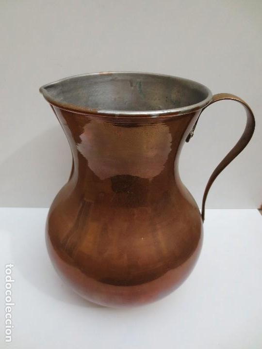 Antig&uuml;edades: JARRA DE COBRE - 24cm DE ALTO - Foto 2