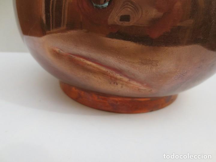 Antig&uuml;edades: JARRA DE COBRE - 24cm DE ALTO - Foto 3