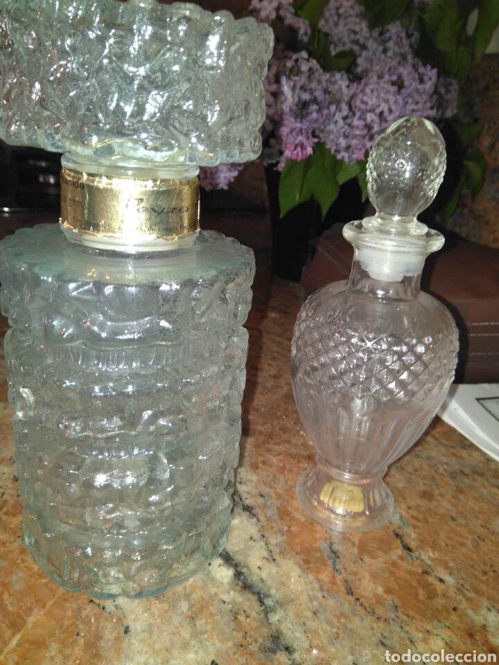 Antiquit&eacute;s: Botella s de cristal de los a&ntilde;os 50