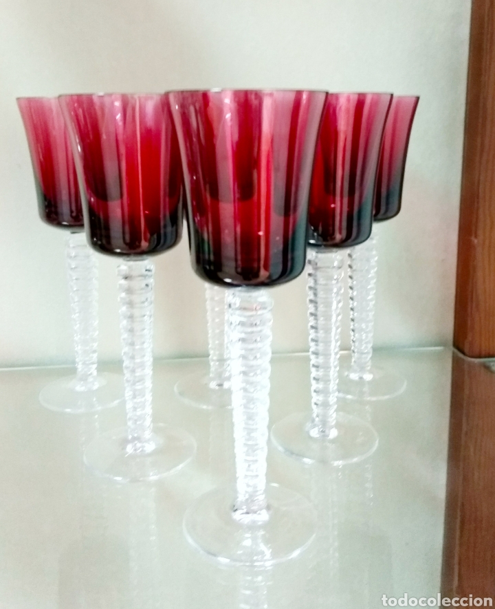 Antig&uuml;edades: Copas de cristal de Sevres - Foto 3