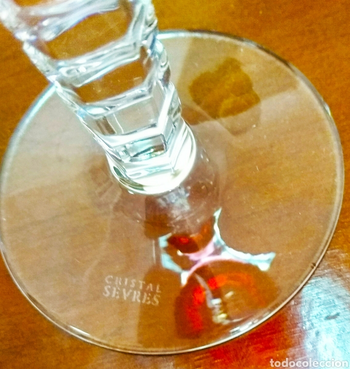 Antig&uuml;edades: Copas de cristal de Sevres - Foto 5