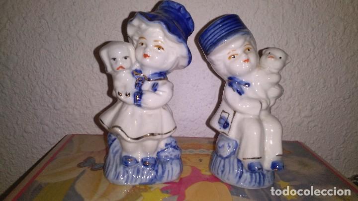 Antig&uuml;edades: Bonitas figuras  porcelana china
