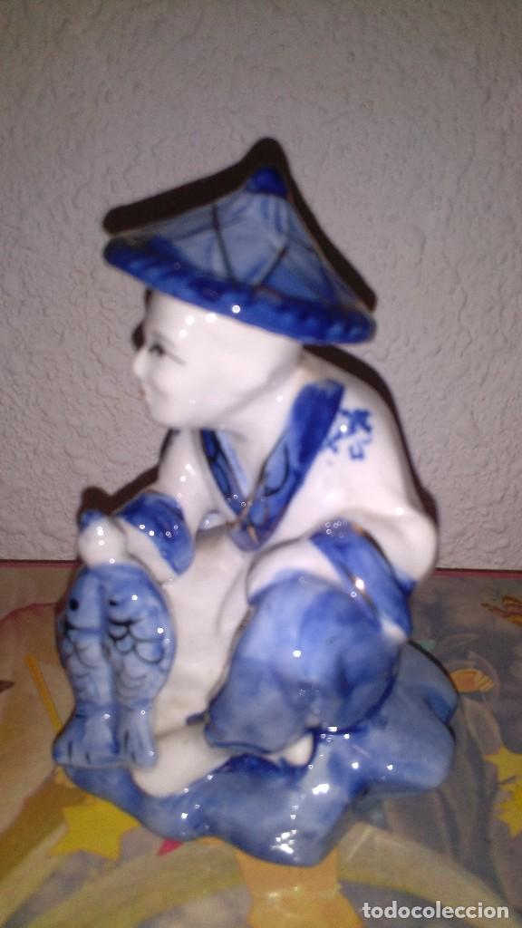 Antig&uuml;edades: Figura de porcelana 11x7