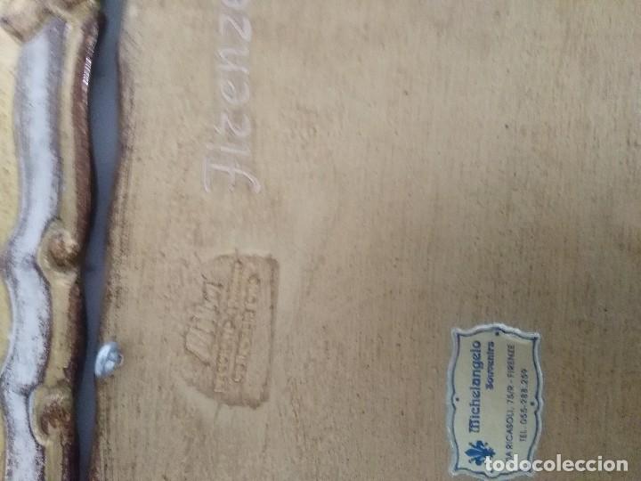Antig&uuml;edades: Bandeja de madera pintadas a mano - Foto 2