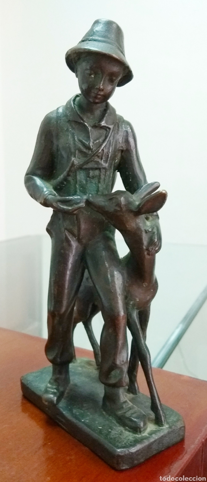 Antig&uuml;edades: Figura bronce centroeuropeo (Morral) - Foto 3