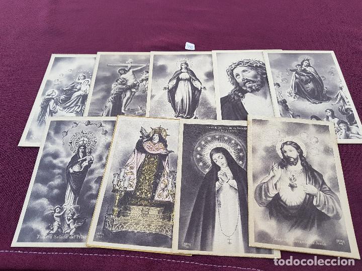 Antig&uuml;edades: LOTE DE ANTIGUAS POSTALES RELIGIOSAS - Foto 1