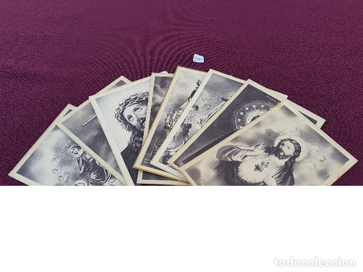 Antig&uuml;edades: LOTE DE ANTIGUAS POSTALES RELIGIOSAS - Foto 2