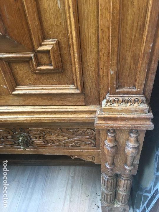 Antig&uuml;edades: Espectacular mueble bar de roble - Foto 7