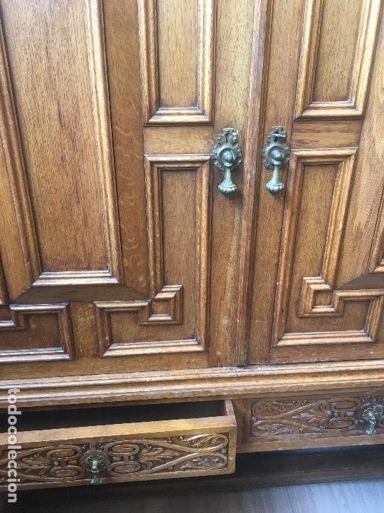 Antig&uuml;edades: Espectacular mueble bar de roble - Foto 8