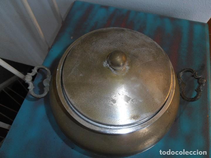 Antig&uuml;edades: Sopera de alpaca - Foto 2