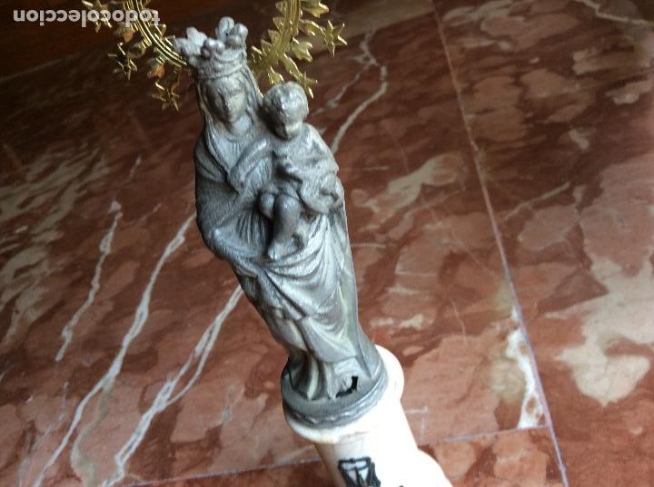 Antig&uuml;edades: Virgen del Pilar antigua 22cm. - Foto 3