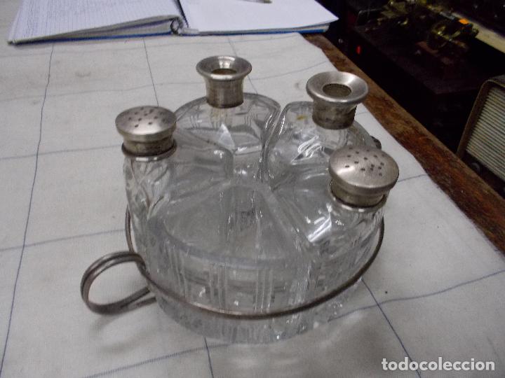 Antig&uuml;edades: salero pimentero y aceitera - Foto 2