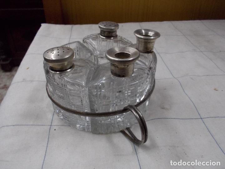 Antig&uuml;edades: salero pimentero y aceitera - Foto 3
