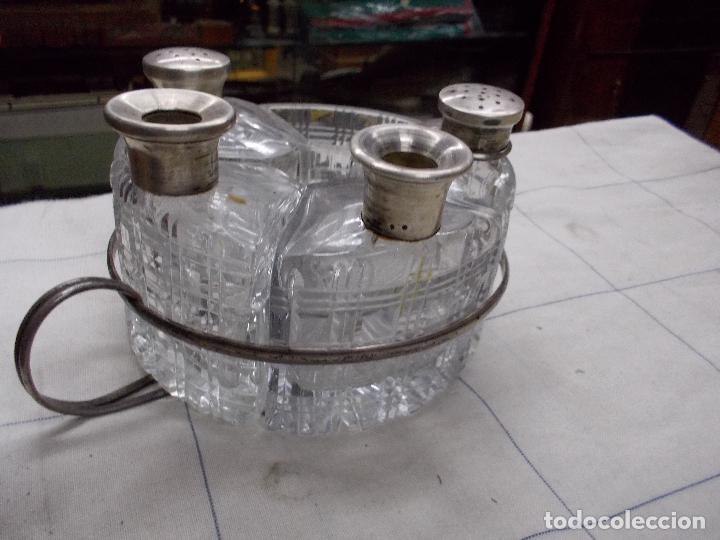 Antig&uuml;edades: salero pimentero y aceitera - Foto 4