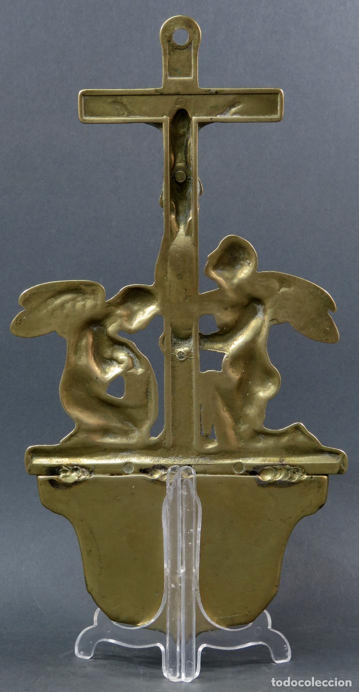 Antig&uuml;edades: Benditera Imperio en bronce dorado finales del siglo XIX - Foto 4