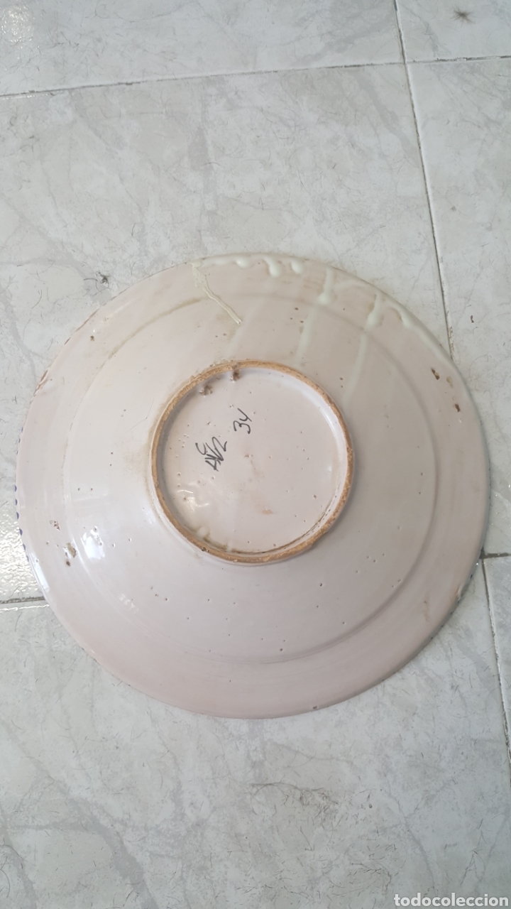 Antig&uuml;edades: Plato cer&aacute;mica toledana - Foto 2